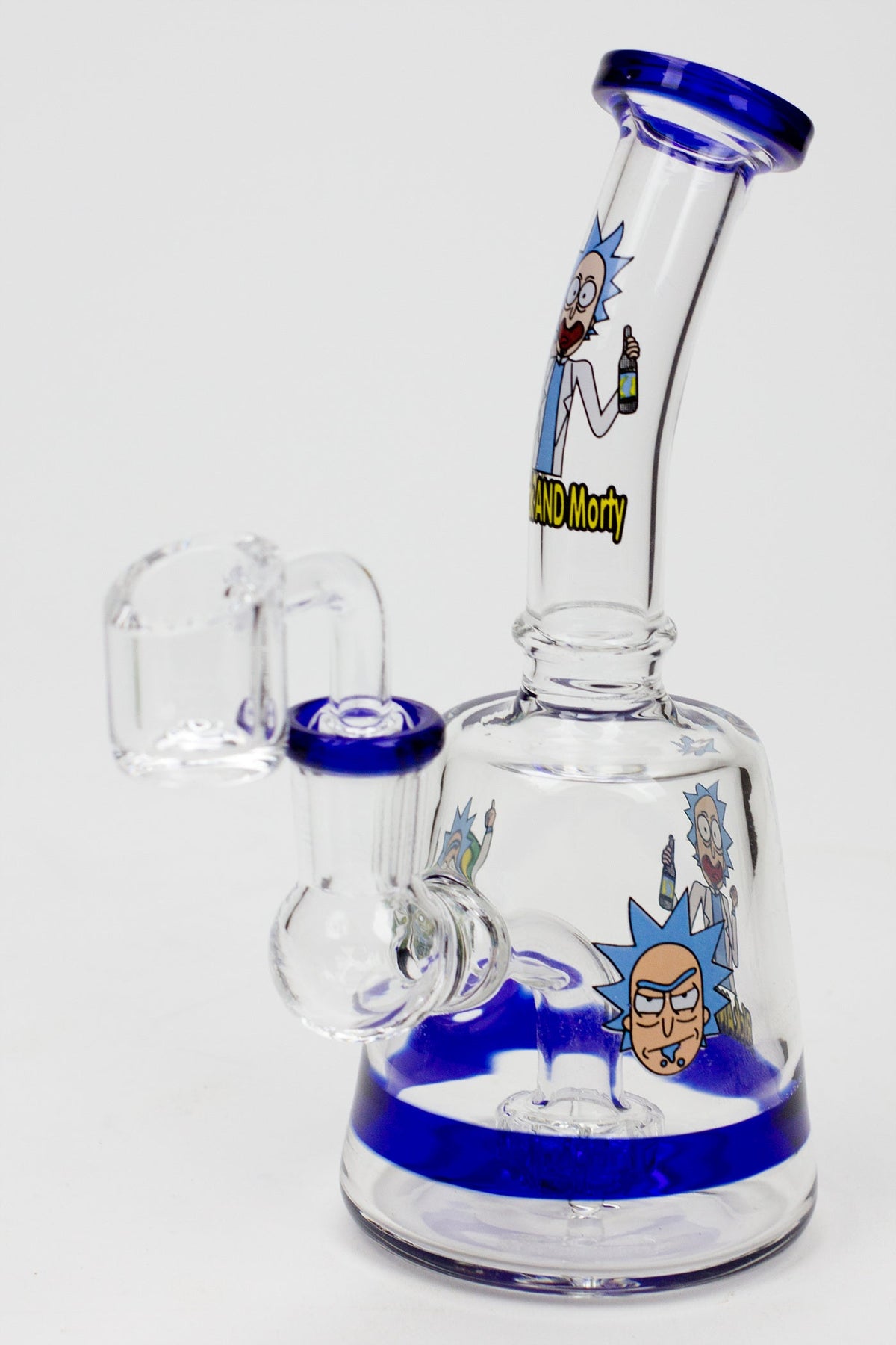 6 Rick and Morty Showerhead Rig blue