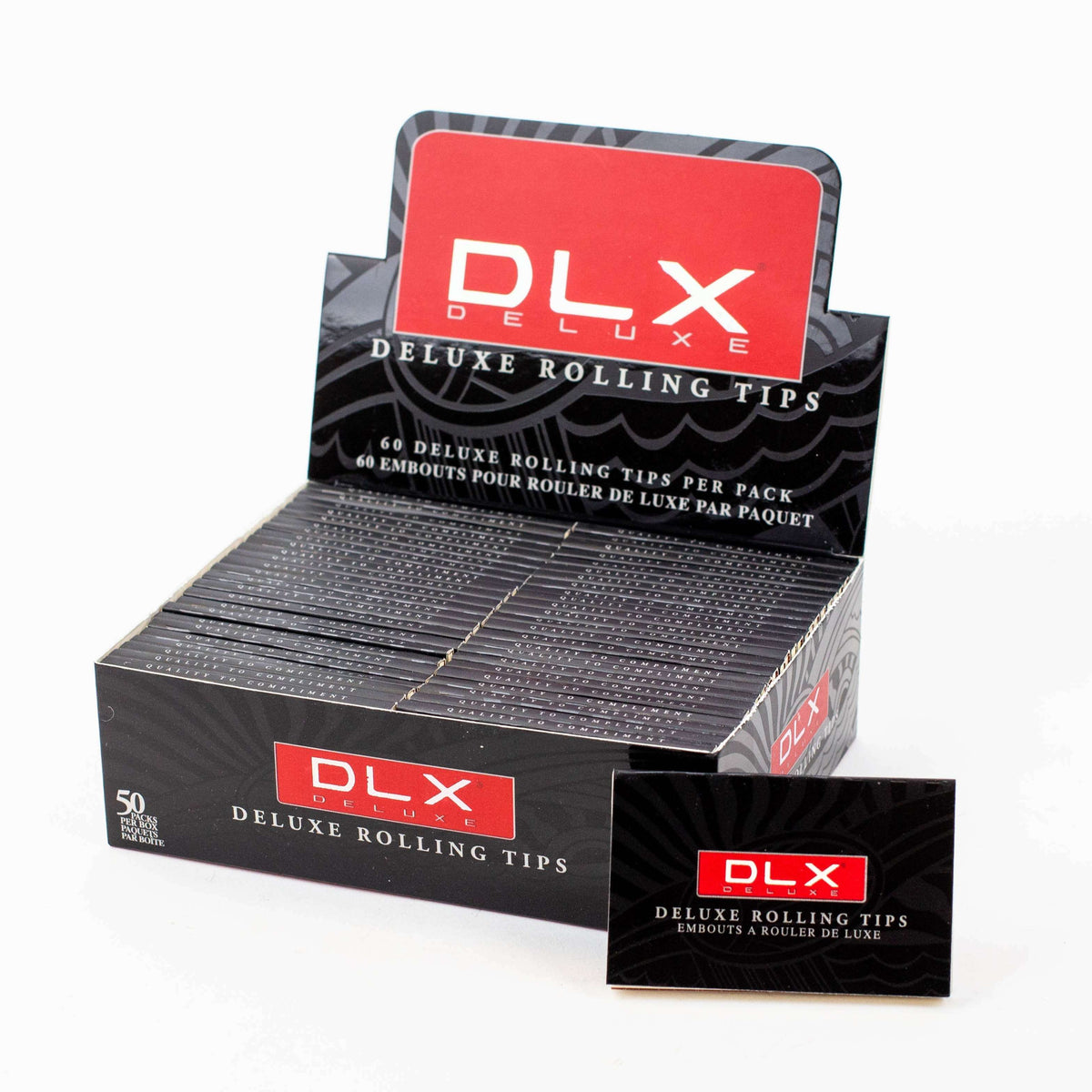 DLX Rolling Paper Filter Tips (50 Pack)