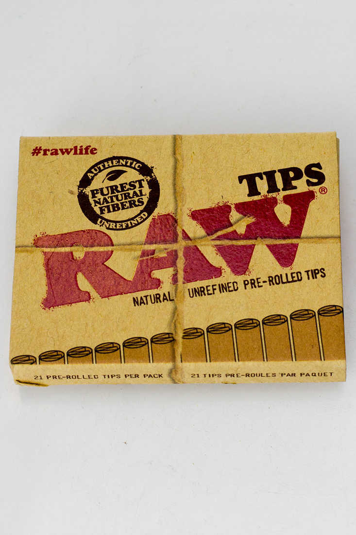 RAW Pre-Rolled Filter Tips (Full Box)