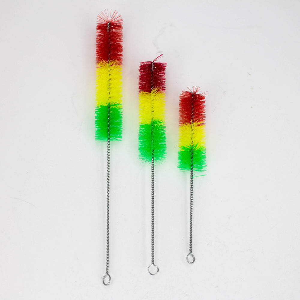 Rasta Nylon Brush 6 8 and 10 inch made of stainless steel and nylon red yellow and green