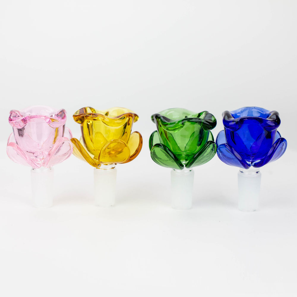 14 mm Flower Glass Bowl all colors