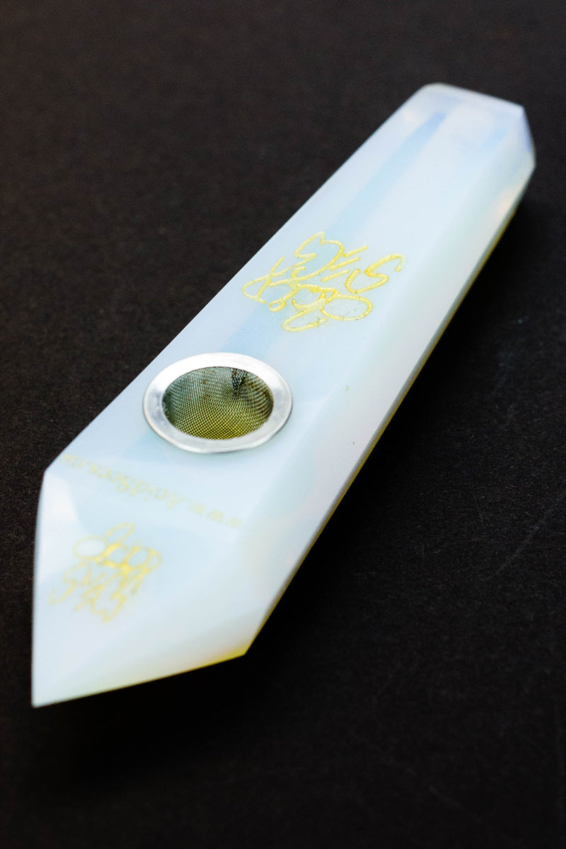 Acid Secs Natural Opal Hand Pipe