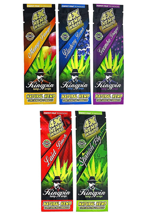 Kingpin Hemp Wraps all flavors