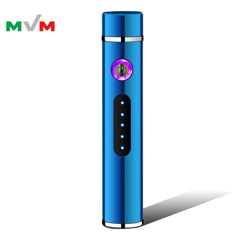 Portable LED USB Arc Lighter blue