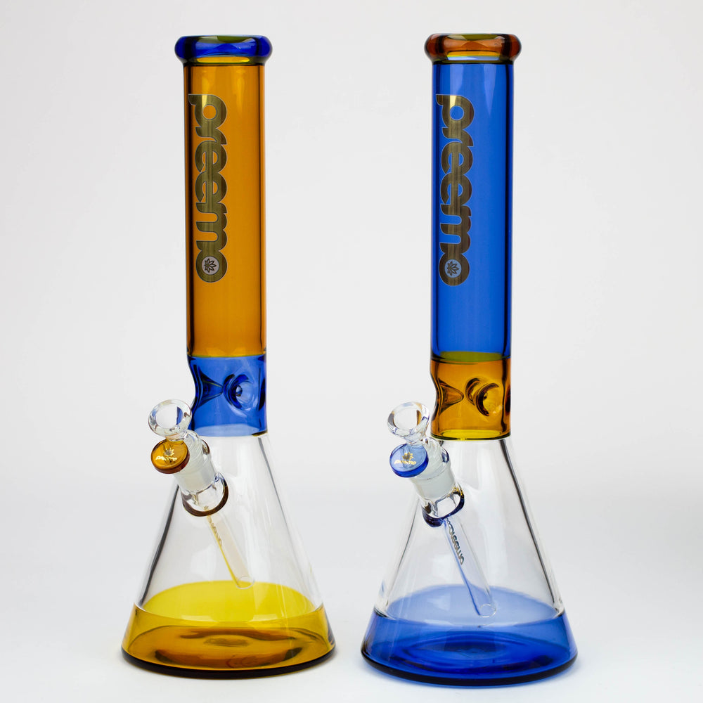 Preemo 15.5 Contrast Beaker both colors of gold and violet