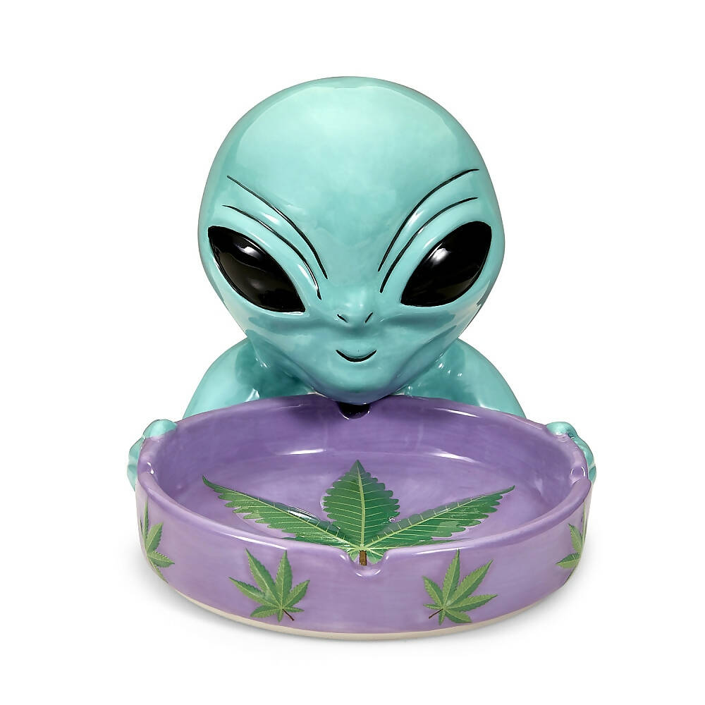 Alien 420 ceramic ashtray